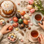 Пасхальное чаепитие и разноцветный квест